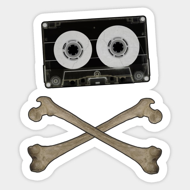 Mixtape and Oldscool Music Piracy Tape Cassette Sticker by Quentin1984